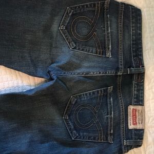 Big Star Dark Wash 27XL Low Rise Bootcut Jean
